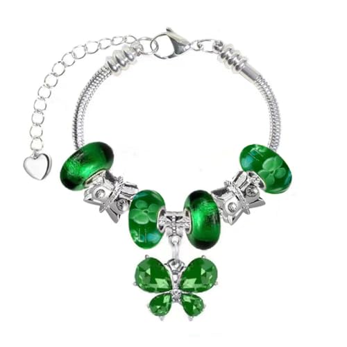 White Birch Fit Pandora Bracelets with Charms Set Teen Girls Jewelry Gifts Ideas Adjustable 17-21 cm Butterfly and Flower โ image 1