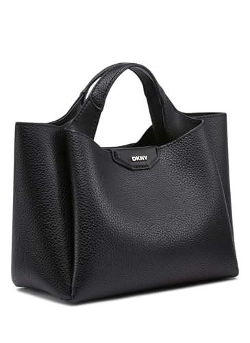Willa Mini Satchel 100% Poliuretano, da donna, S, Nero e argento, Small