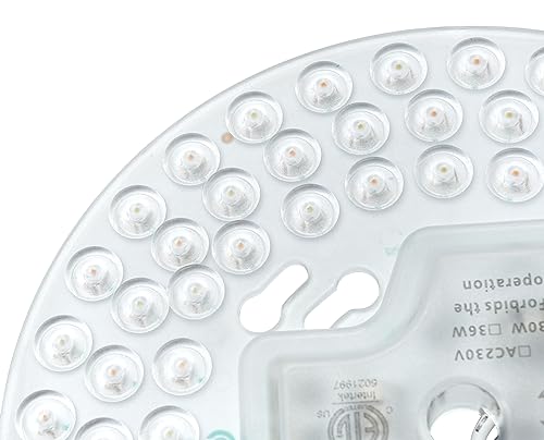 HAOLEDI 6.69'' LED Ceiling Fan Light Retrofit Kit 25W 3000LM Ceiling Light Replacement PCB Board 5CCT 3000K 3500K 4000K 5000K 6000K Adjustable 120V CRI90 Dimmable (25, watts)