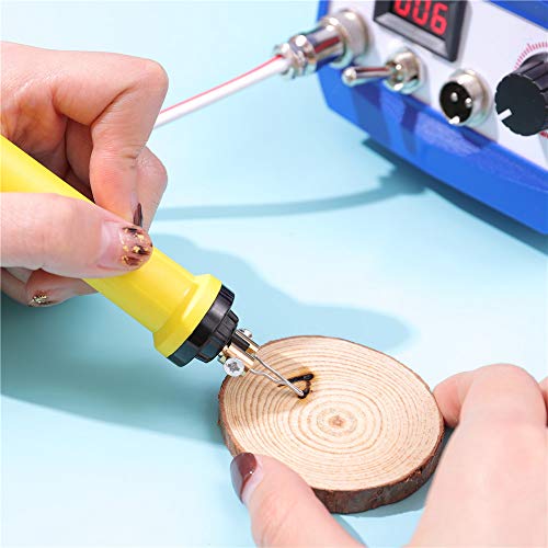 Temperature Adjustable Wood Burning Kit, 60W 2 Stencil Pen Digital
