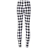 Sister Amy Girl Geometric Printed Ankle Elastic Tights Leggings