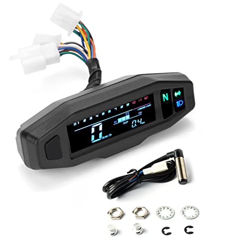Shkalacar Motorcycle Speedometer Gauge, Mini