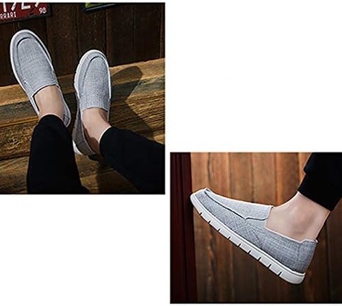 Juin メンズ キャンバス スリッポン ローファー ローカット シューズ デッキシューズ 無地 ジュアル スニーカー 軽量 フラットシューズ 作業靴 運転靴 通勤 事務所 歩きやすい 合わせやすい 通気 北京布靴 B07wd2g4t7 2 330円 大人気 New Arrival 最安値挑戦