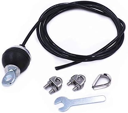 KUQIQI 2M cable Gimnasio fitness Polea longitud ajustable cuerda ...