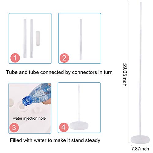 Table Balloon Arch Kit, Balloon Column Stand Kit Base and Pole for Birthday, Wedding Event, Christmas, Graduation Party by QIFU (Balloon Arch Kit) - Thumbnail 4
