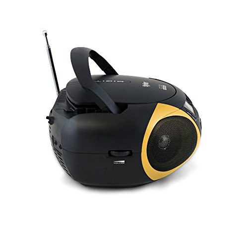 image for Tyler Portable Sport Stereo CD Player TAU101-YEL with AM/FM Radio and 