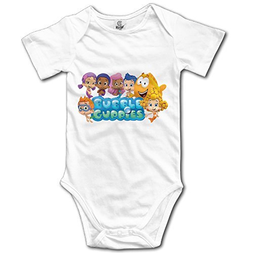 Bubble Guppies Cute Pattern Design Family Bodysuits Funny Baby Onesies Sleepwear Toddler