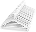 Sharpty White Plastic Hangers, Plastic Clothes Hangers Ideal for Everyday Standard Use, Clothing Hangers (White, 60 Pack) primary