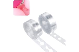 2 Rolls 5 m Balloon Garlands Kit, Balloon Arch Kit, Balloon Garland Decorating Strip Kit, Single Holes & Double Hole Balloon 