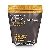 KPX Keto Protein Fiber Egg White Granola Cereal, Extremely Low Carb High Fiber Cereal, Digestive Prebiotic Colon Cleanser, Gluten Free, Grain Free (1.33lb Bulk Bag)