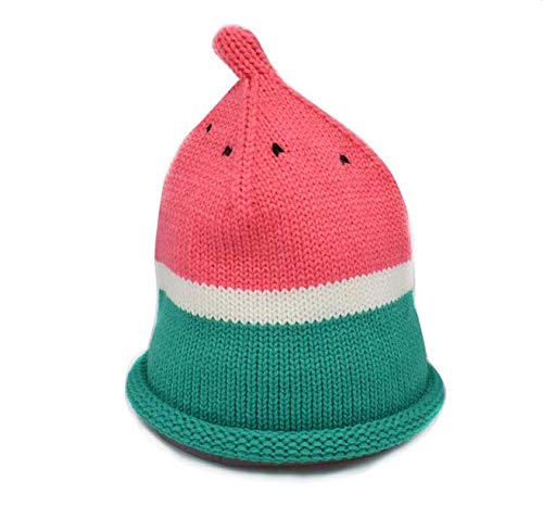 kids red bobble hat
