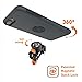 MORPHEUS LABS M4s iPhone 8 Plus Bike Mount iPhone 7 Plus Bike Mount, Phone Holder & iPhone 8 Plus Case, Bicycle Holder, fits to Most Handlebars, with Quick Lock Magnetic for iPhone 7Plus /8Plus [Grey]