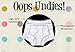 Oops! Undies Waterproof Bamboo Underwear White Training Pants 2 Pack (Ages 3-4 Fits 16