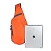 HOPSOOKEN Travel Lightweight Shoulder Backpack Sling Crossbody Bag Hiking Men Women (Orange)