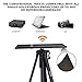 Projector Stand,Laptop Stand,Aluminum Multifunction Tripod Stand with Tray Adjustable Tripod Laptop Projector Stand, 17″ to 46″ Universal Device Stand Perfect for Stage or Studio Usethumb 4