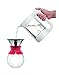 Bodum Pour Over Coffee Maker with Permanent Filter, 34 oz, Red