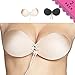 Holly O OOlala Round Bra 2-Pack Backless Strapless Sticky Bra For D DD Cup