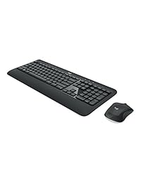 Logitech MK540 teclado inalámbrico mouse Combo   USB inalámbrico RF teclado, color negro   USB inalámbrico RF   mouse óptico   1000 dpi   3 botones   Rueda de desplazamiento   QWERTY   Negro   Reproductor multimedia, calculadora, en o