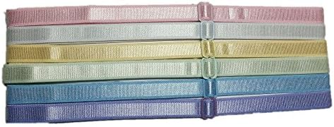 Bra Strap Headbands - Set of 6 (Pastels)