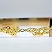 Womens Metal Mirror Waist-Belt Metallic Belt Obi Wide- Golden, Large (30-36 inch)