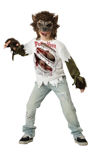 Zombie Dawn Kids Costumes - WEREWOLF CHILD SIZE