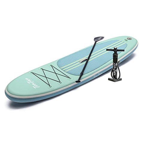 Ten Toes SUP Emporium Ten Toes Weekender Inflatable Stand Up Paddle Board Bundle, Medium/10', Seafoam