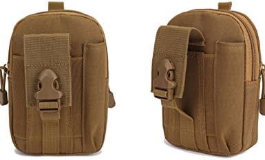 Mochila stylish Men Travel running Waist pouch tactical Purse hiking Small fanny packs Women belt Bum bags Molle harga waist bag (Khaki 1)