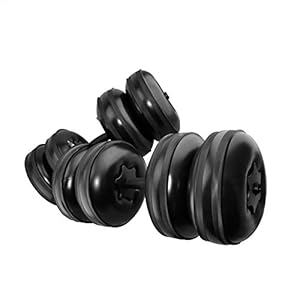Elikliv Water Dumbbell, 1 Pair Adjustable Water-filled Dumbbell Barbell for Weight Gym Lifting Home Training Fitness Lifting Workout (Suitable for 16-20kg)