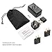BESTTEN Voltage Converter, 1875W Step Down Transformer, Universal World Travel Adapter Plug Set for UK/AU/US/EU/Asia, Over 150 Countries, Decent Pouch Included, Black