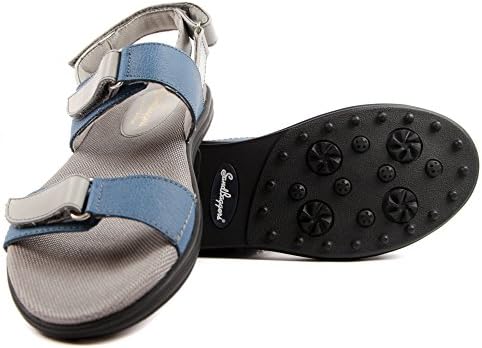Sandbaggers Lola Women's Golf Sandal (Royal, 8)