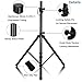 Costzon Height Adjustable Pair of Tripod DJ PA Speaker Stands Adjustable Height Stand w/Carry Bag (38