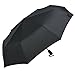 LifeTek Windproof Travel Umbrella Compact Black 45