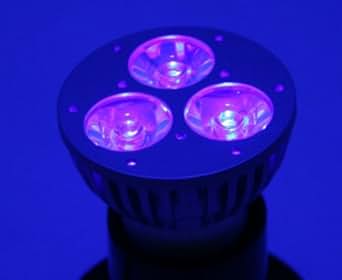 L-A3W-UV-MR16: 3-Watt UV LED Spot Light MR16 - Black Light Fixtures
