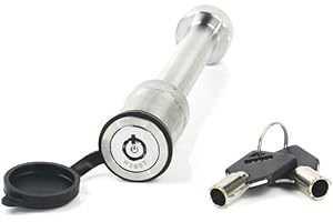 Weigh Safe Hitch Locking Pin - Stainless Steel Towing Accessory - Fits 2", 2.5" & 3" Receivers - Features a Dust Cover