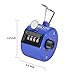 AJUNE Hand Tally Counter, Pack of 6 Color Counter Clicker 4 Digit Mechanical Palm Click Counter Assorted Color Hand Held Counter Clicker for Sport Stadium Coach Casino School Golf and Other Event