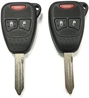 Pair Of New Replacement For Dodge Chrysler Jeep Remote Key W/ Duracell Battery Inside Oht692427aa DIY Instructions