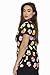 217V-11-M Dreamcrest Women's Scrub Tops / Holiday Scrubs / Nursing Scrubs; Neon Owl; Medium