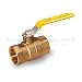 Midline Valve 827T256-NL Premium Full Port Ball Valve, Brass, 3/4 in. FIP x 3/4 in. FIP primary