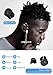 Wireless Bluetooth Earbuds, True Wireless Headphones Sweatproof TWS Bluetooth 5.0, Deep Bass Stereo Sound Noise Cancelling Auto Pairing Built-in Mic Headset with Charging Case (Black)