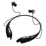 ZipKord Soundz Pro - Premium - Bluetooth Neck Wrap Stereo Headset - Black - Magnetic Earbuds - CVC 6.0 Noise-Reduction - Lightweight Design