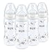 NUK First Choice+ 300ml Bottle with 0-6mths Silicone Teat (4 pack)