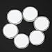 Xiaolanwelc@ 20 Pcs/Set Coin Storage Container Box 51mm Dia. Round Display Capsules Holder Ring Applied Clear Plastic Cases Collection Gifts (one)