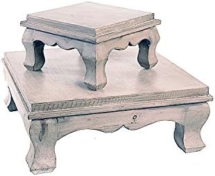 Oohlong Market, Small Wooden Tea Table Display Riser