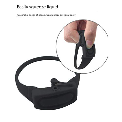 clacce Armband-Handspender Dieser tragbare Händedesinfektionsspender pumpt (Flüssigkeit Nicht enthalten)