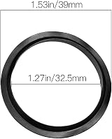 Hinata 3 Pack Bath Plug Seal O-Rings Rubber 39mm 1.5in Pop Up Basin Sink Waste view 6