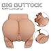 Pussy Ass Male Masturbator Sex Doll, Lifelike Silicone Torso with Vagina Anal, Movitip 3D Realistic TPE Love Toy with 2 Tight Holes,Soft Ass Adult Women Torso (9X8.7X 4.3Inches)