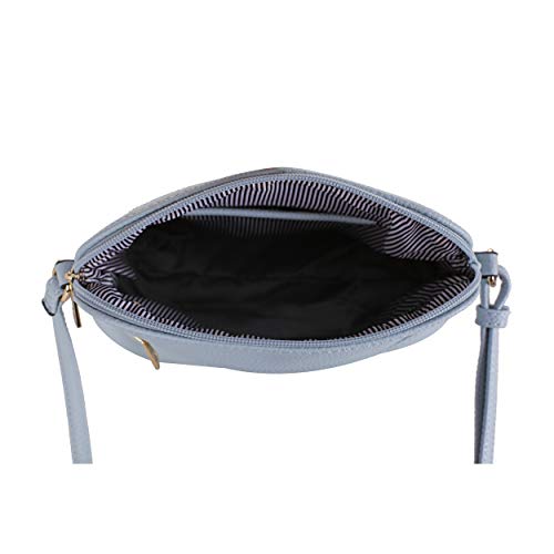 SG SUGU Lunar Lightweight Medium Dome Crossbody Bag Shoulder Bag with Double Tassels Zipper