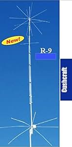 cushcraft R9 Antena Vertical para le bandas dei 6,10,12,15,17,20,30,40 ...