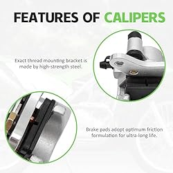 M MATI Rear Brake Caliper for Kawasaki KX65 KX80