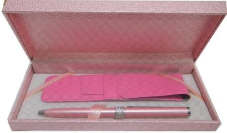 Fancy Gift Ideas Pink Fashionista Crystal Pen Set
